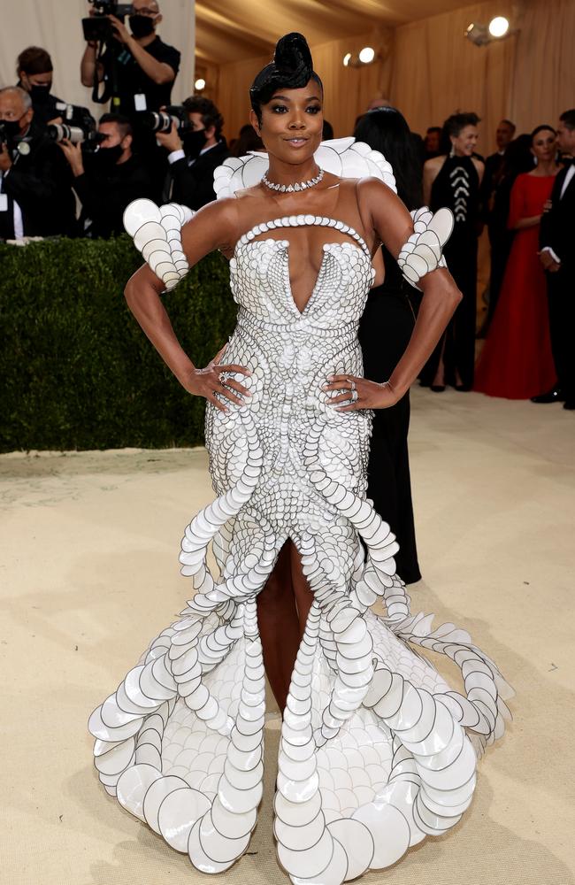 Gabrielle Union at the The 2021 Met Gala. Picture: Dimitrios Kambouris/Getty Images for The Met Museum/Vogue