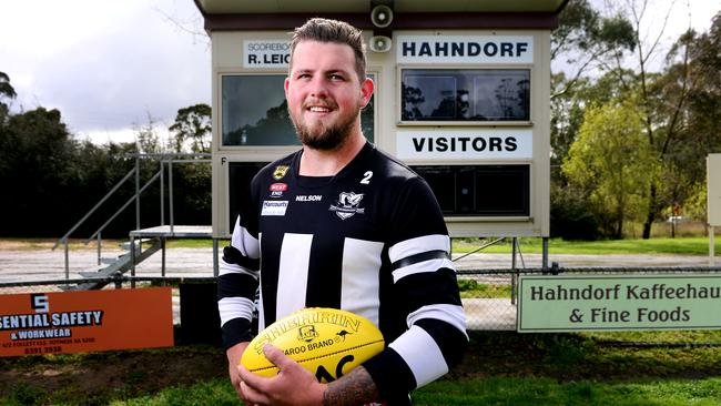 Darcy Hourigan is one of the SA country footy’s most prolific goalkickers. Picture: AAP/Mark Brake