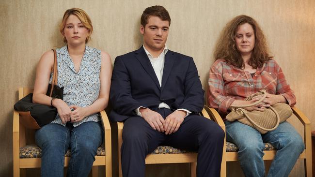 Haley Bennett, Gabriel Basso and Amy Adams in Hillbilly Elegy. Picture: Lacey Terrell/Netflix