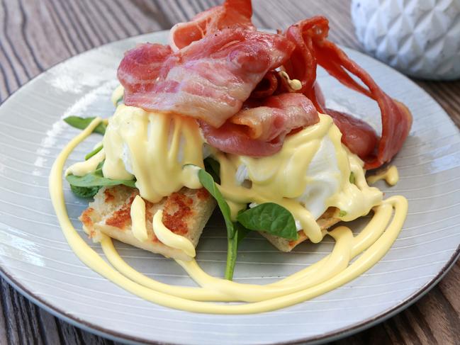 Eggs Benedict by The Whisky Business Cafe, Capalaba. Picture: AAP/Sarah Marshall