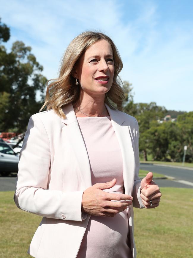 Rebecca White Labor leader at Tas TAFE Clarence campus. Picture: Nikki Davis-Jones