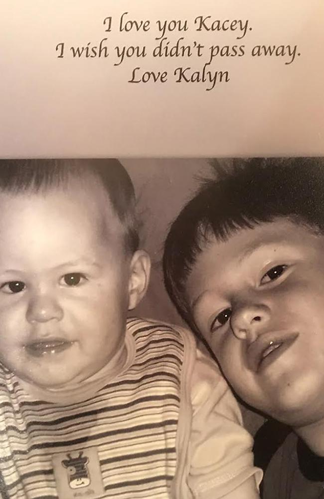 Kalyn lost his brother Kacey at a young age.