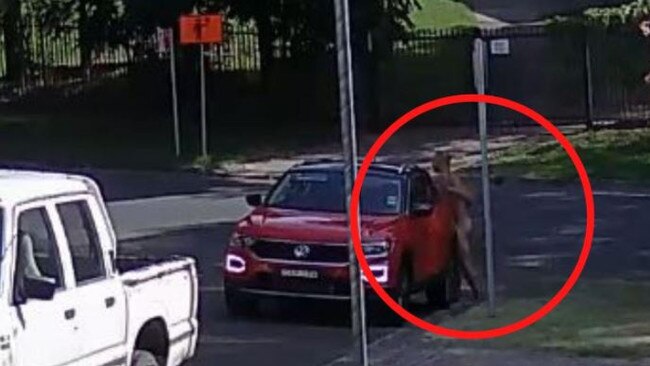 Joseph Strada, 27, pictured naked in CCTV footage. Picture: Supplied