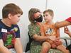 NT kids line up to get the jab