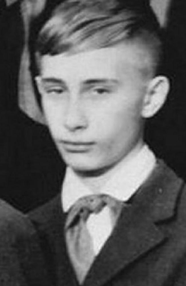 Vladimir Putin pictured in his younger years. Picture: Zumapress.com/Australscope