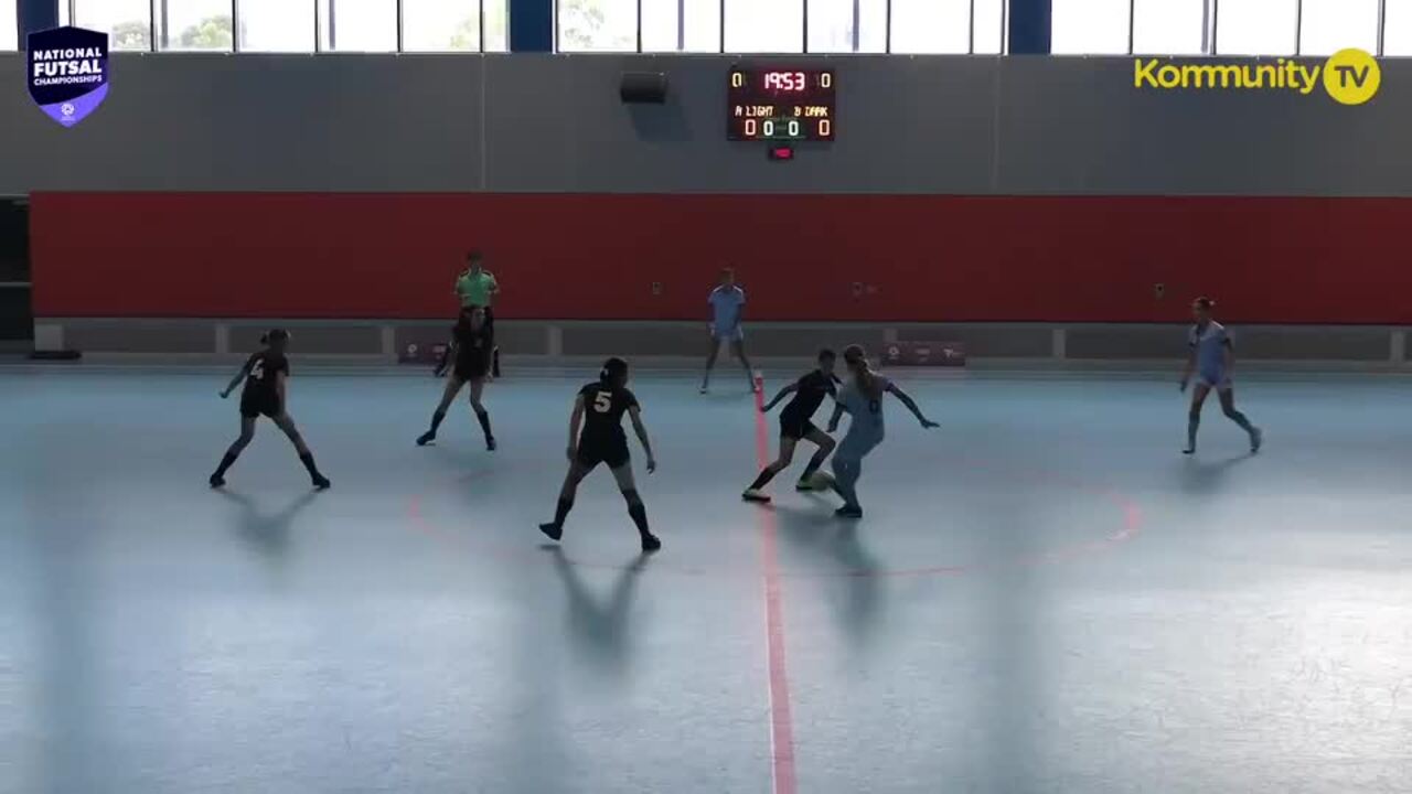 Replay: Football NSW Lightning v Football Victoria White (U15 Girls QF) - 2025 National Futsal Championships Day 4