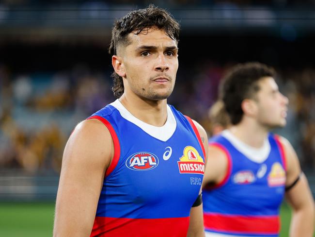 Jamarra Ugle-Hagan was drafted to the Bulldogs after coming through their Next Generation Academy — a process the AFL wants to repeat. Picture: Getty Images