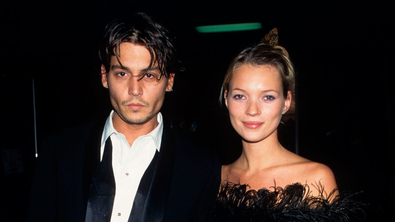 Johnny Depp and Kate Moss were an item.