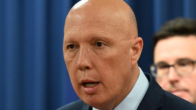 Peter Dutton says the government needs to walk a fine line in helping Australians earn more money without risking the economy. Picture: Lyndon Mechielsen/The Australian