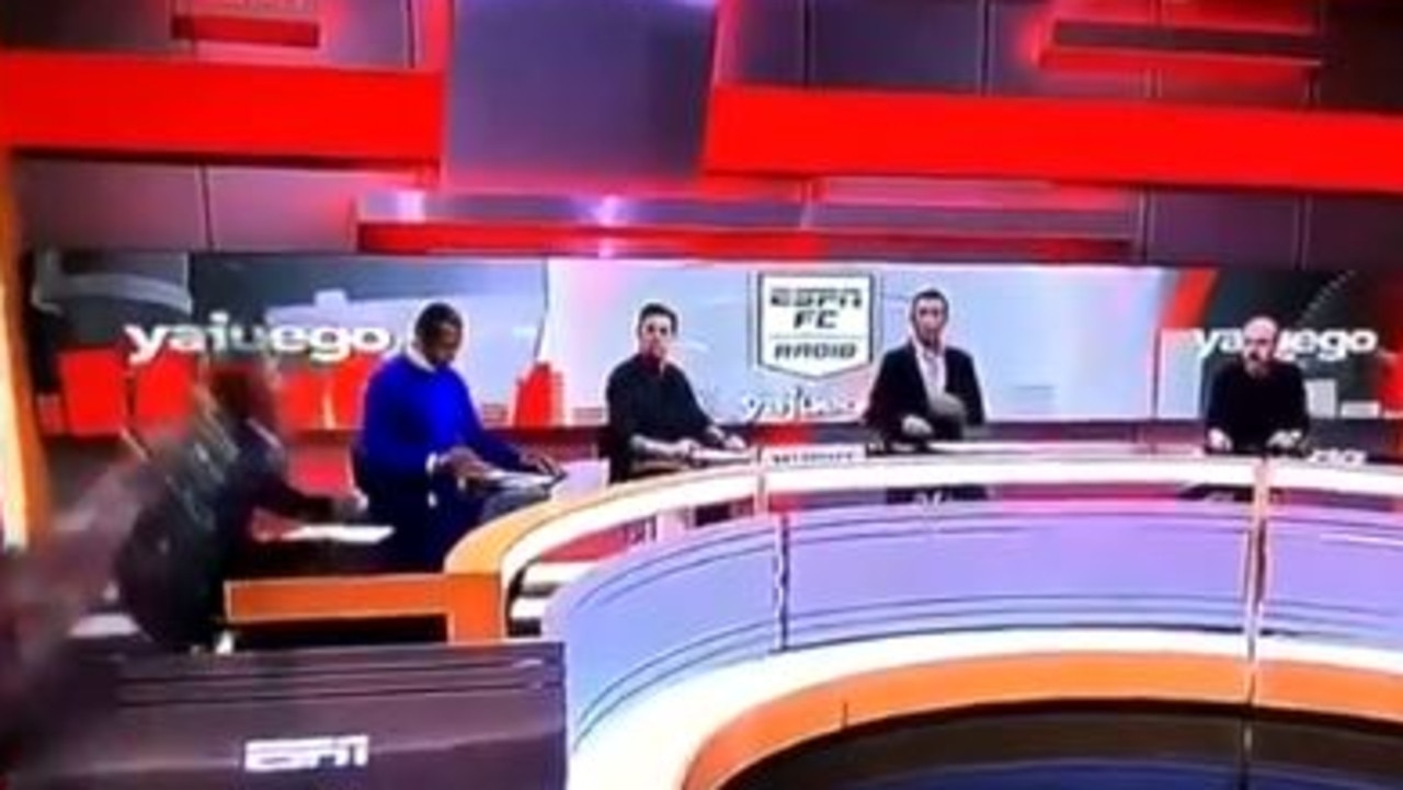 ESPN TV host Carlos Orduz crushed live on air, reaction, injury update