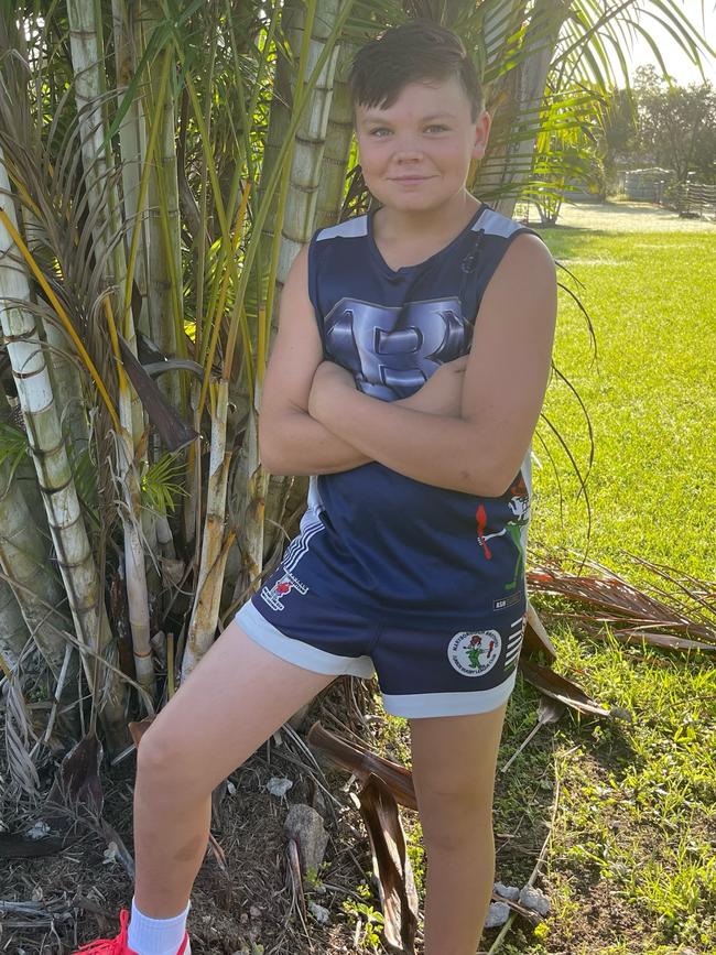 Jack Brischke plays for the Maryborough Brothers Junior Rugby League Club.