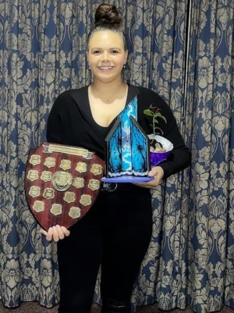 NAIDOC AWARDS: Emily Young received the Senior Sports award at the 2021 NAIDOC Week awards ceremony.