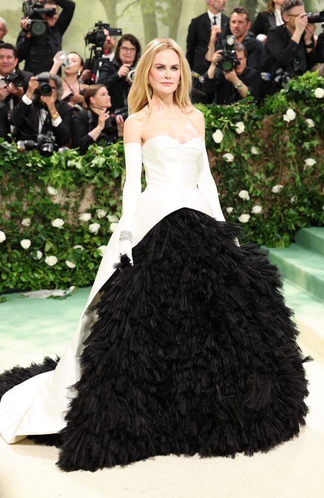 Nicole Kidman arrives at the 2024 Met Gala. Picture: Getty Images