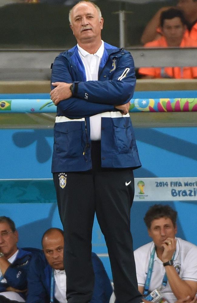 Luiz Felipe Scolari can’t believe what he is seeing