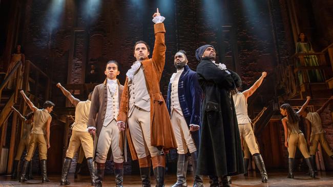 Hamilton’s Melbourne cast packs an undeniable impact. Picture: Daniel Boud