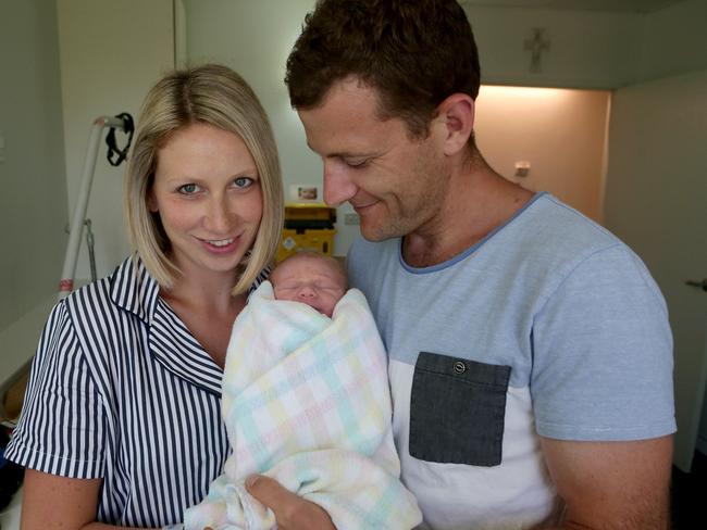 Proud Parents Annabelle and Jamie Stewart of Manly Vale were delighted when their son was one of the first babies born in 2015. They called him Jack which is one of the popular names of last year.