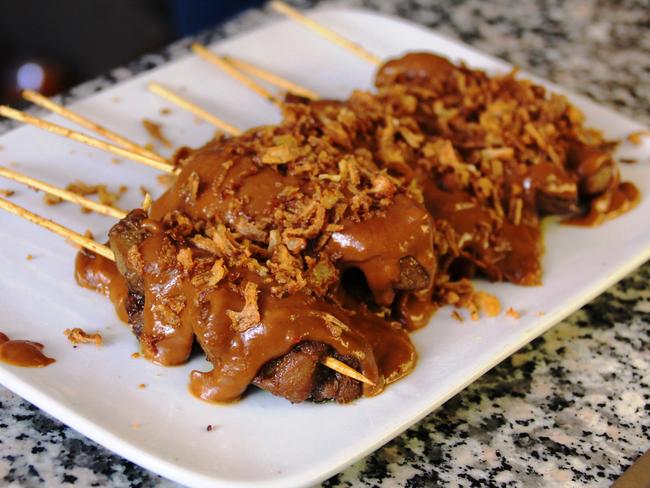 A simple dish of chicken satay skewers can be deadly for a person with a serious nut allergy.