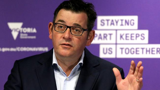 Victorian Premier Daniel Andrews has ruled out any plans to stand down before the next election. Picture: NCA NewsWire/David Geraghty