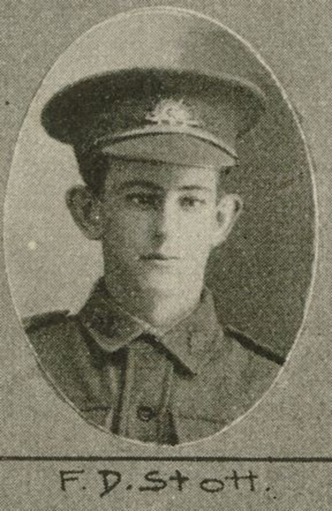 Private Frederick David Stott