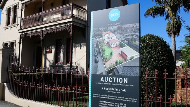 SYDNEY, AUSTRALIA - Newswire Photos -MAY 03 2023: A general view of a property listing in Bondi Beach in Sydney ahead of next weeks Budget announcement. Picture: NCA Newswire / Gaye Gerard