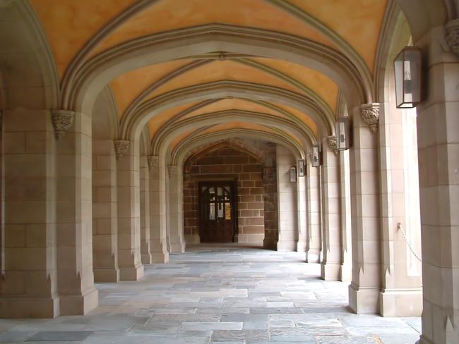 A classic interior of a old building in melbourne university