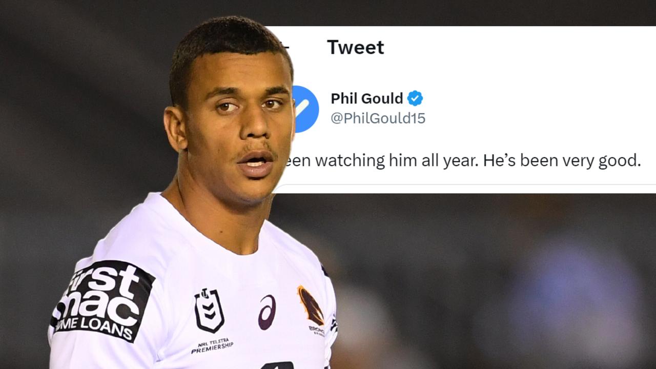 Phil Gould sang the praises of Tristan Sailor.