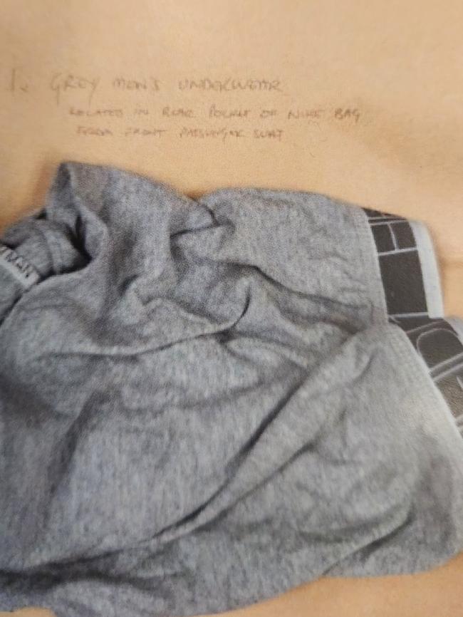 A pair of Lloyd’s underwear which was also found in the Nike bum bag. Picture: Courts SA