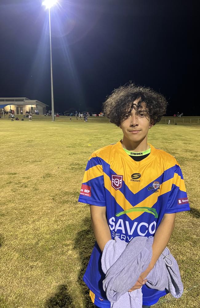 Norths U15 rugby league player Konrad Castro.