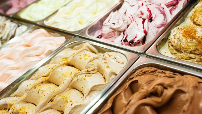 Gelato should have a muted, pastel-like colour. Overly vibrant or shiny gelato is a sign of poor quality.