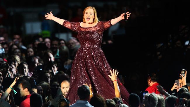 Adele performs at the Oval on March 13, 2017. (Photo by Morne de Klerk/Getty Images.