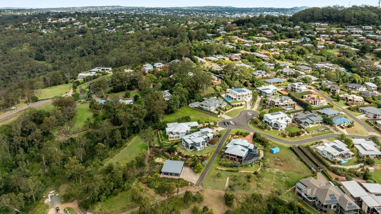 A four-bedroom property on St Ives Court in Mount Lofty, overlooking the Toowoomba escarpment, has hit the market through Colliers just three years after it sold for $1.75m.