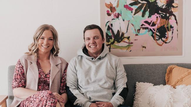 Carly and Steven Scheidl from Home and Living Company. Picture: Louise Agnew Photography