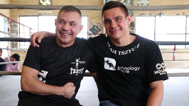 Kostya Tszyu won’t be ringside for Tim’s fight with Jeff Horn due to international travel restrictions. Picture: David Swift