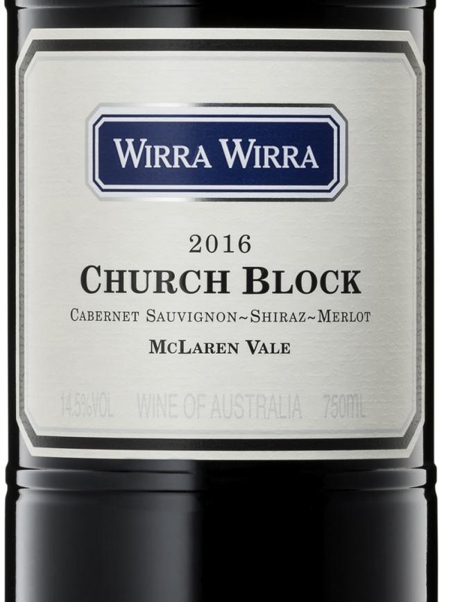 Wirra Wirra 2016 Church Block