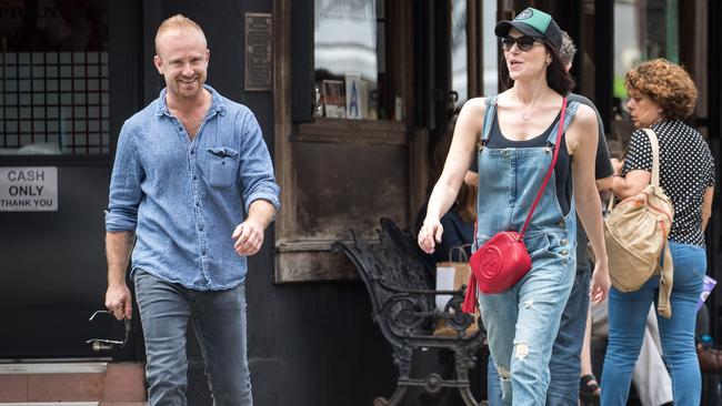 Foster and Prepon laughing together in New York back in July that sparked the original dating rumours.