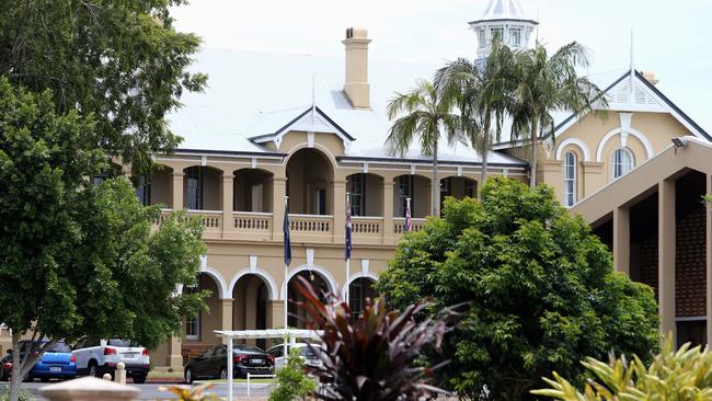 Ipswich Girls’ Grammar School encourages its students to be independent and self-reliant, asking boarders to do their own washing and contribute to weekly chores. Picture: Jono Searle