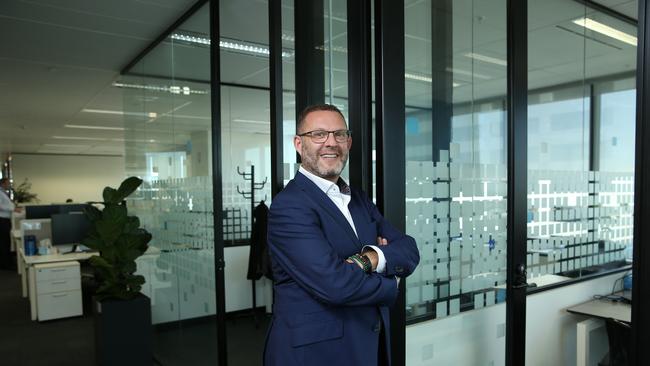 Nuix boss Jonathan Rubinsztein said generating profit was a key test for Nuix, as the market was punishing tech players without a pathway to profitability. Picture: Britta Campion/The Australian