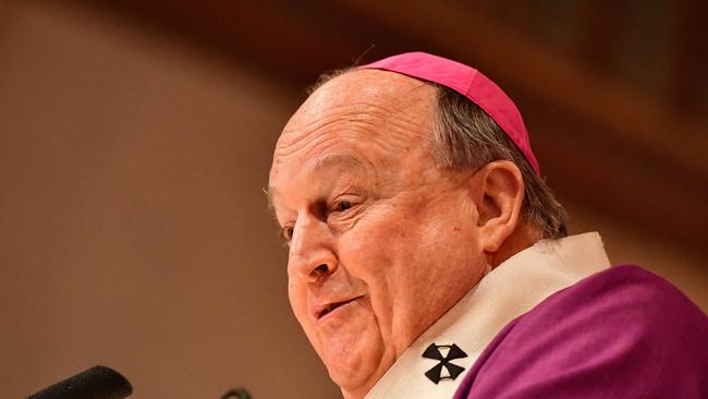 Archbishop Philip Wilson during a mass in 2016. Photo: Keryn Stevens