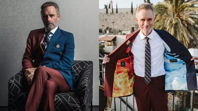 Jordan Peterson and his ‘heaven and hell suit’.