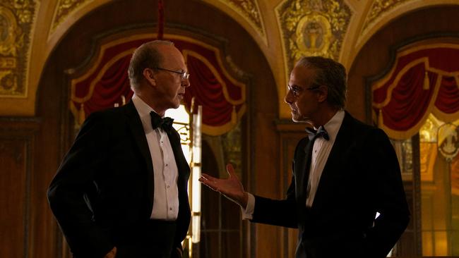 Michael Keaton and Stanley Tucci in Worth. Picture: Netflix