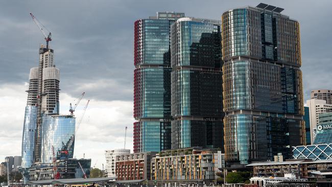 Sydney’s Barangaroo project, where Lendlease is selling apartments.