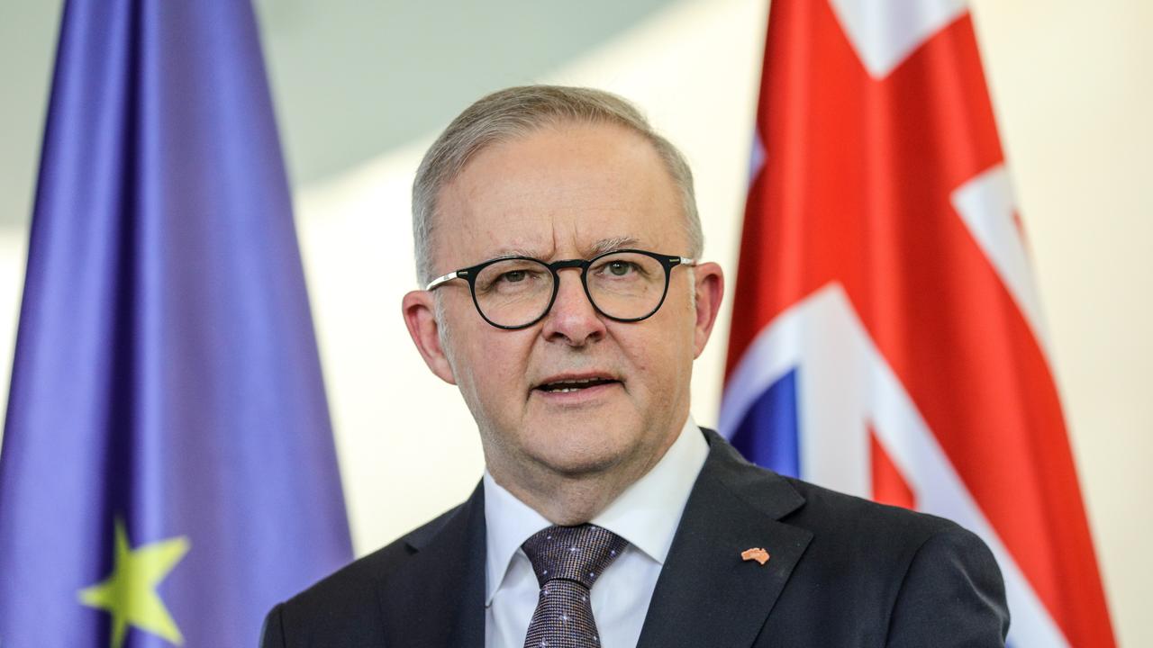 Prime Minister Anthony Albanese made the announcement in Germany on Monday. Picture: Omer Messinger/Getty Images