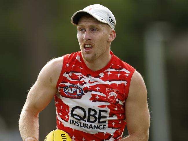 Roberts is the lone player the Swans have taken in the national draft over the past four years who has become a consistent part of their best 23. Picture: Phil Hillyard