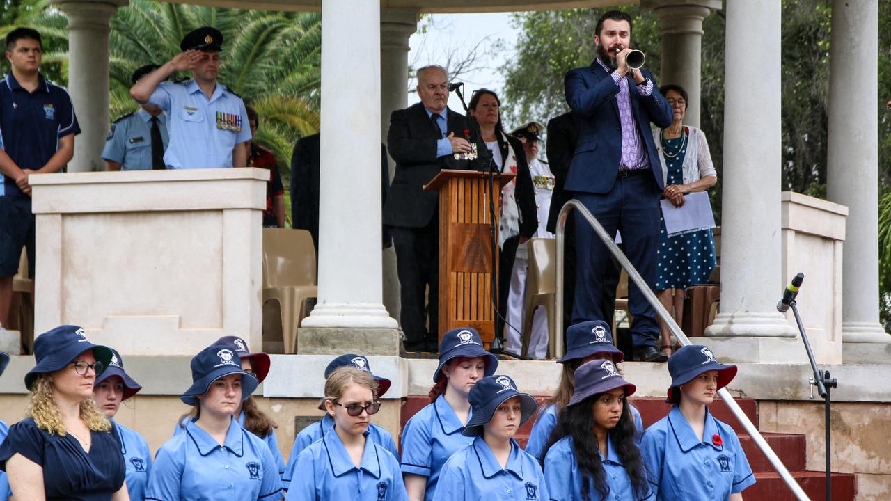 2021 Remembrance Day service in Kingaroy. Picture: Holly Cormack