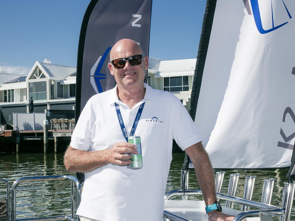 Kelvin Kay at the Sanctuary Cove Boat Show. Picture: Glenn Campbell