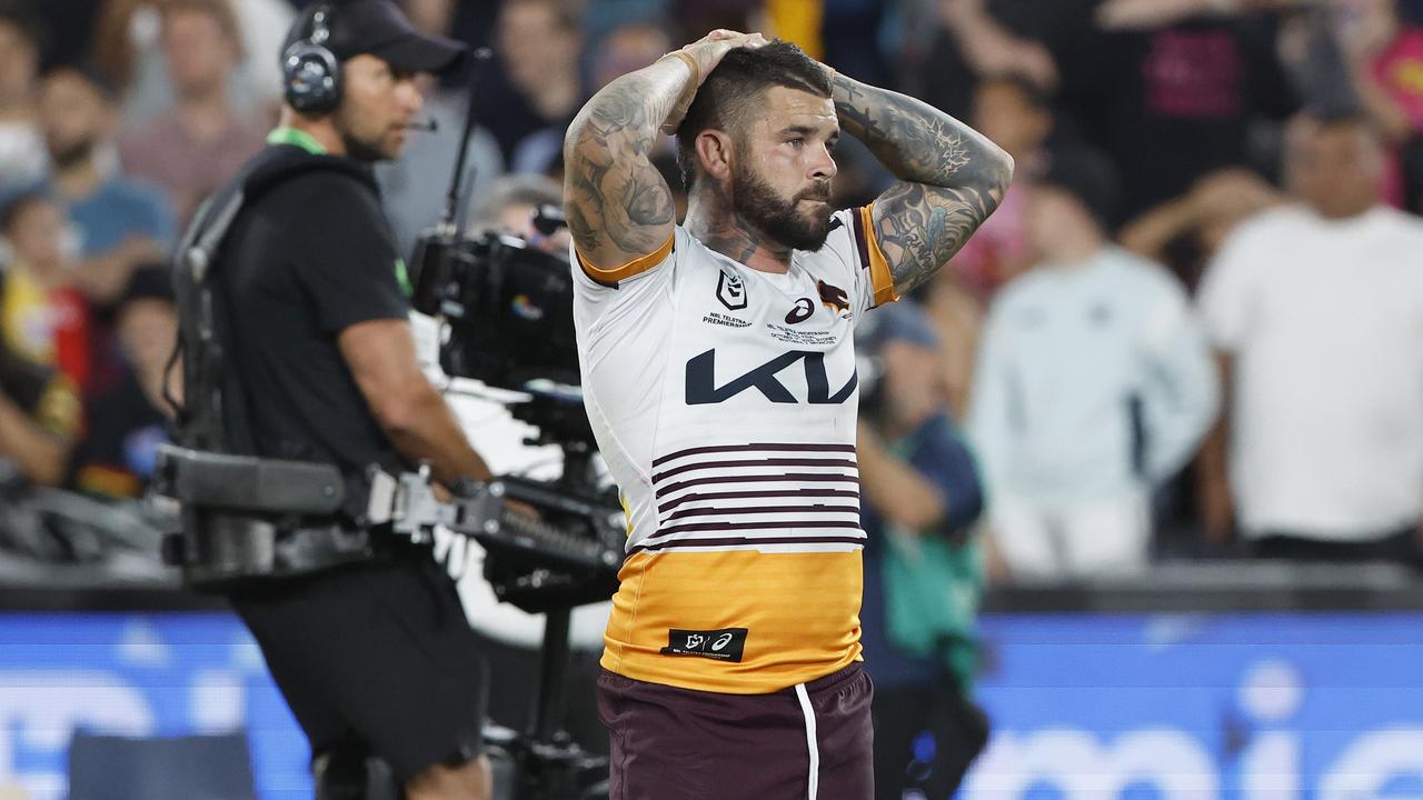Adam Reynolds canÃ&#149;t believe they lost the 2023 NRL Grand Final between the Brisbane Broncos and the Penrith Panthers at Accor Stadium, Sydney Olympic Park. Pics Adam Head