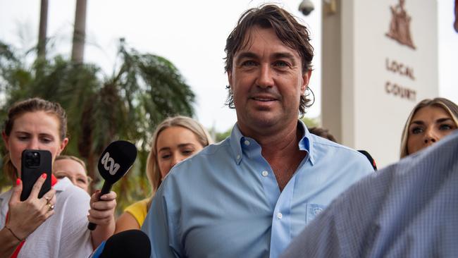 Matt Wright arrives at the Darwin Local Court on Thursday. Picture: Pema Tamang Pakhrin