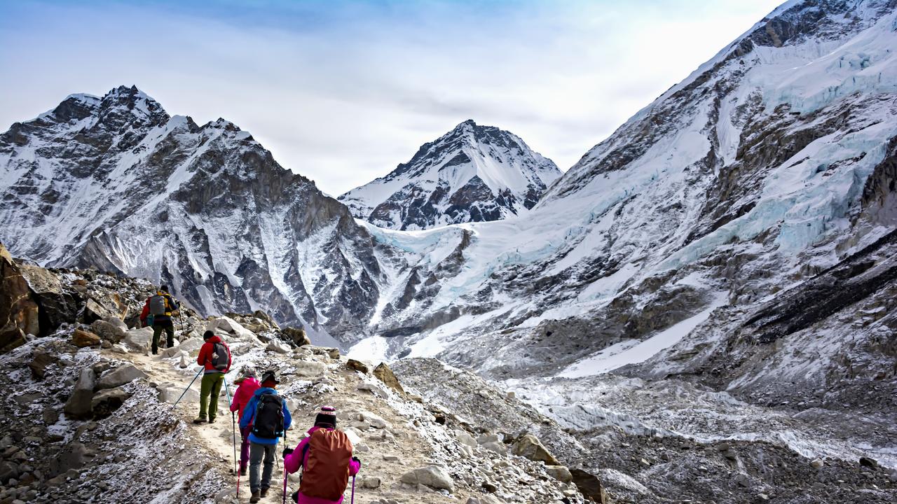 Nepal issued 478 climbing permits in 2023, resulting in more than 1,200 people pursuing the summit of Mount Everest. Picture: Getty