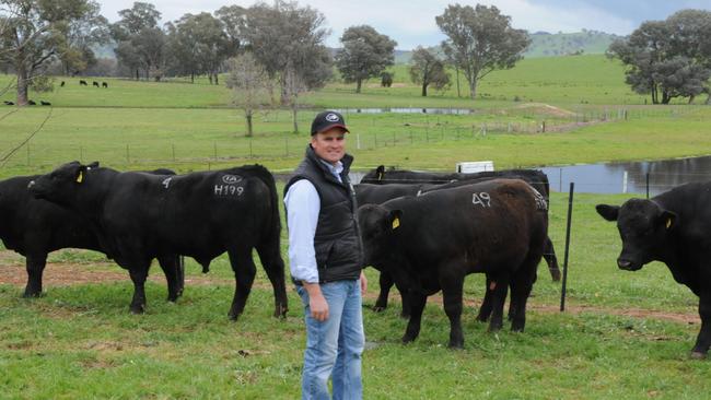 Corey Ireland at his former property at Kyeamba in southern NSW.