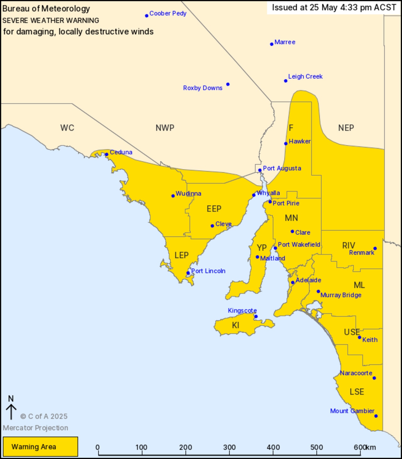 Weather warnings are current for huge swathes of the state. Source: Bureau of Meteorology (BOM)